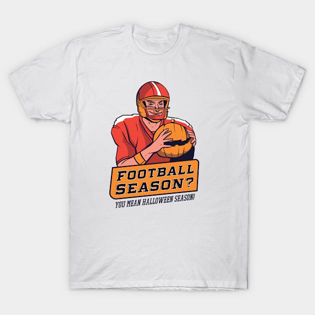 halloween heart football T-Shirt by JoeColors